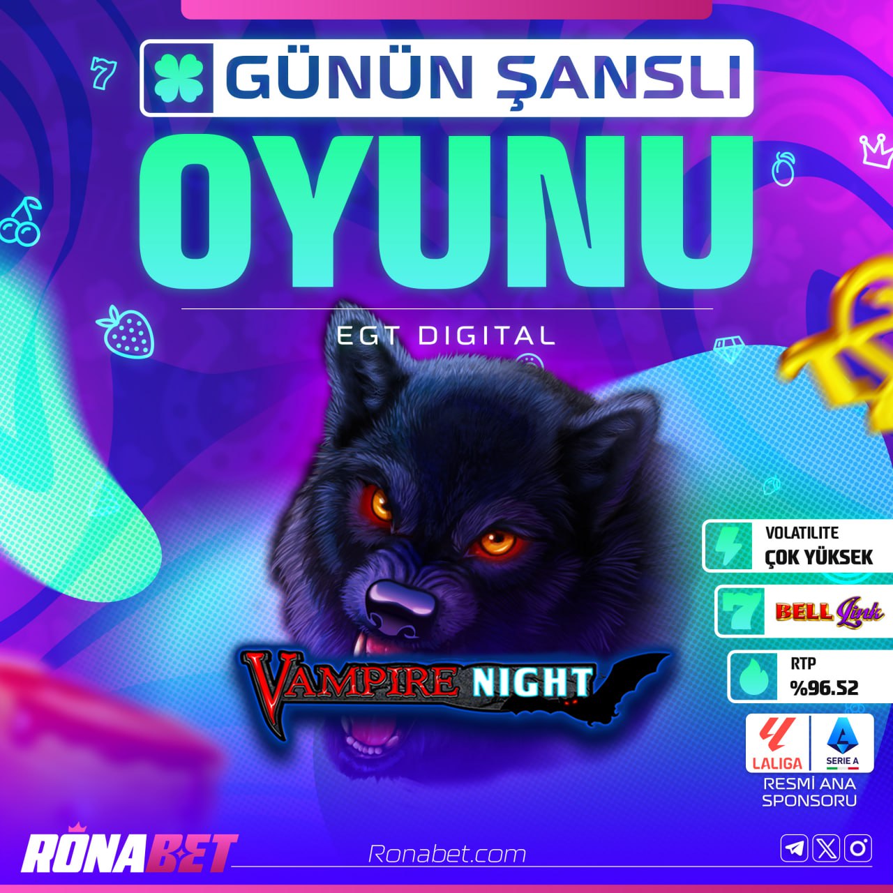 Günün Şanslı Oyunu: Vampire Night – Karanlıkta Kazanç Avı Başlasın!